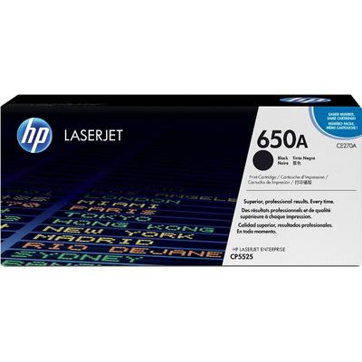 Mực In Laser HP 650A Black Original LaserJet Toner Cartridge (CE270A)