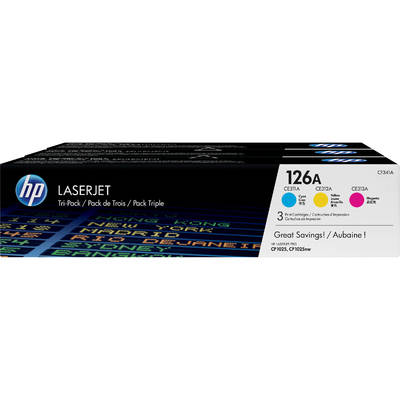 Mực In Laser Màu HP 126A CYM Original LaserJet Toner Cartridge (CF341A)