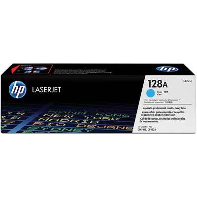 Mực In Laser Màu HP 128A Cyan Original LaserJet Toner Cartridge (CE321A)