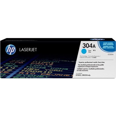 Mực In Laser Màu HP 304A Cyan Original LaserJet Toner Cartridge (CC531A)