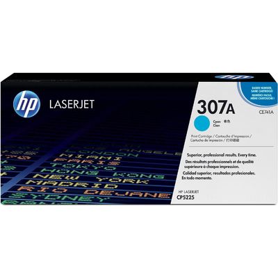 Mực In Laser Màu HP 307A Cyan Original LaserJet Toner Cartridge (CE741A)