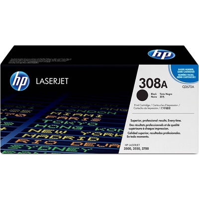 Mực In Laser Màu HP 308A Black Original LaserJet Toner Cartridge (Q2670A)