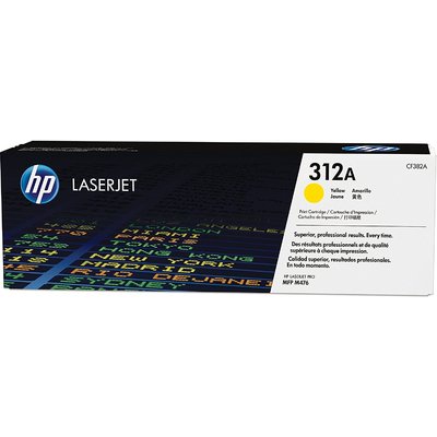 Mực In Laser Màu HP 312A Yellow Original LaserJet Toner Cartridge (CF382A)