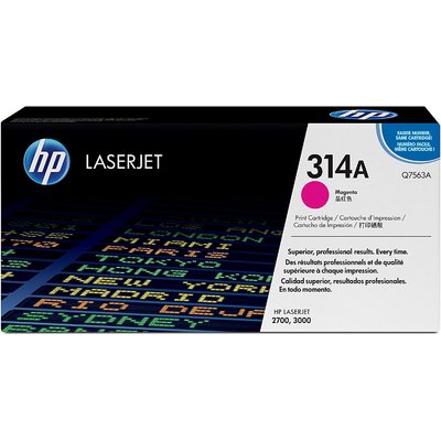 Mực In Laser Màu HP 314A Magenta Original LaserJet Toner Cartridge (Q7563A)