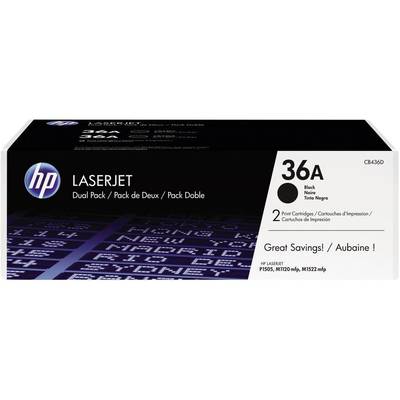 Mực In Laser Màu HP 36A 2-pack Black Original LaserJet Toner Cartridges (CB436AD)