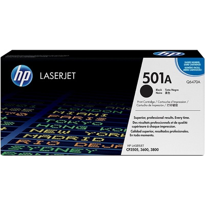 Mực In Laser Màu HP 501A Black Original LaserJet Toner Cartridge (Q6470A)