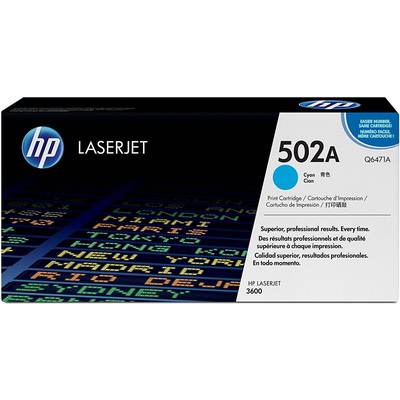 Mực In Laser Màu HP 502A Cyan Original LaserJet Toner Cartridge (Q6471A)