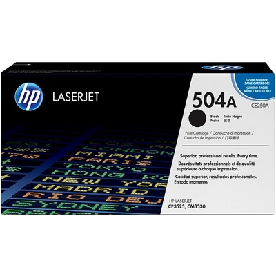 Mực In Laser Màu HP 504A Black Original LaserJet Toner Cartridge (CE250A)