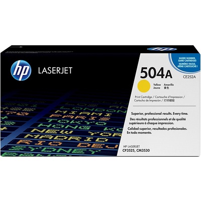 Mực In Laser Màu HP 504A Yellow Original LaserJet Toner Cartridge (CE252A)
