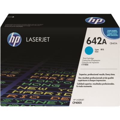 Mực In Laser Màu HP 642A Cyan Original LaserJet Toner Cartridge (CB401A)
