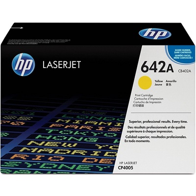 Mực In Laser Màu HP 642A Yellow Original LaserJet Toner Cartridge (CB402A)