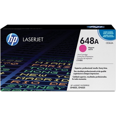 Mực In Laser Màu HP 648A Magenta Original LaserJet Toner Cartridge (CE263A)