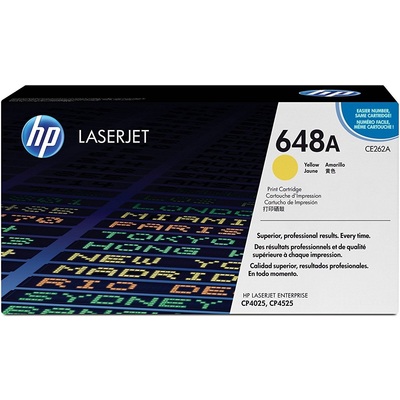 Mực In Laser Màu HP 648A Yellow Original LaserJet Toner Cartridge (CE262A)
