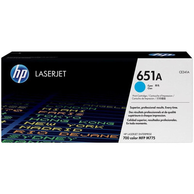 Mực In Laser Màu HP 651A Cyan Original LaserJet Toner Cartridge (CE341A)