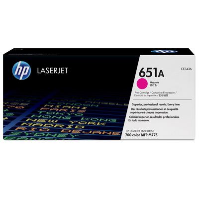 Mực In Laser Màu HP 651A Magenta Original LaserJet Toner Cartridge (CE343A)