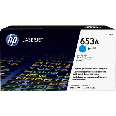 Mực In Laser Màu HP 653A Cyan Original LaserJet Toner Cartridge (CF321A)