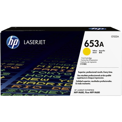 Mực In Laser Màu HP 653A Yellow Original LaserJet Toner Cartridge (CF322A)