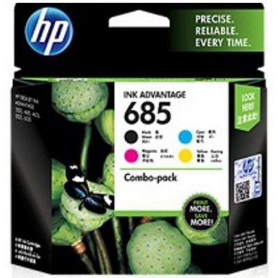 Mực In Laser Màu HP 685 Photo Value Pack 4-color Ink Advantage Cartridges Pack, CMYK, COMBO PACK (J3N05AA)