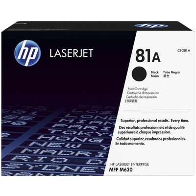 Mực In Laser Màu HP 81A Black Original LaserJet Toner Cartridge (CF281A)