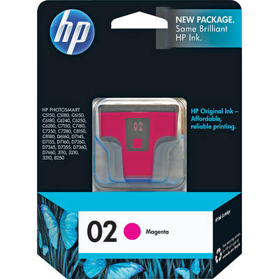 Mực In Phun HP 02 Magenta Original Ink Cartridge (C8772WA)