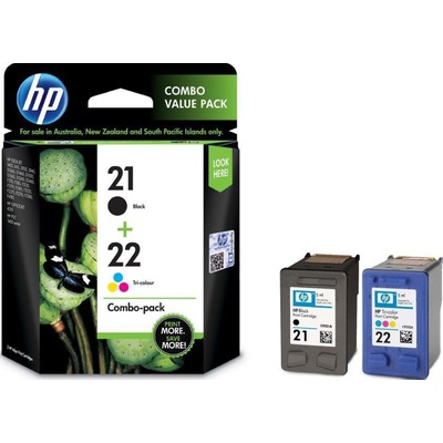 Mực In Phun HP 21 Black/22 Tri-color 2-pack Original Ink Cartridges (CC630AA)