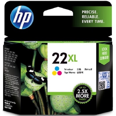 Mực In Phun HP 22XL High Yield Tri-color Original Ink Cartridge (C9352CA)
