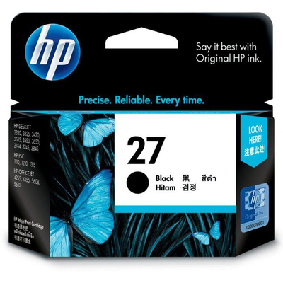 Mực In Phun HP 27 Black Original Ink Cartridge (C8727AA)