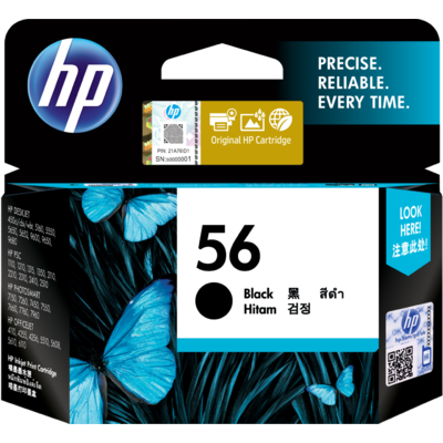 Mực In Phun HP 56 Black Original Ink Cartridge (C6656AA)
