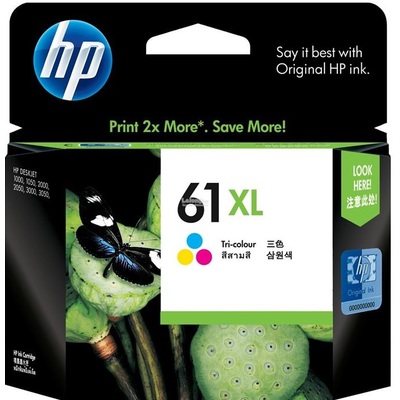 Mực In Phun HP 61XL High Yield Tri-color Original Ink Cartridge (CH564WA)