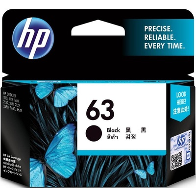 Mực In Phun HP 63 Black Original Ink Cartridge (F6U62AA)