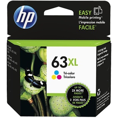 Mực In Phun HP 63XL High Yield Tri-color Original Ink Cartridge (F6U63AA)
