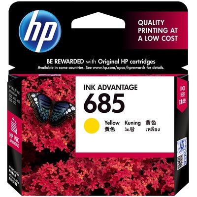 Mực In Phun HP 685 Yellow Original Ink Advantage Cartridge (CZ124AA)