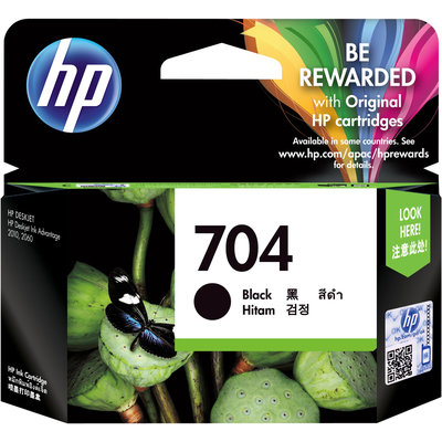 Mực In Phun HP 704 Black Original Ink Advantage Cartridge (CN692AA)
