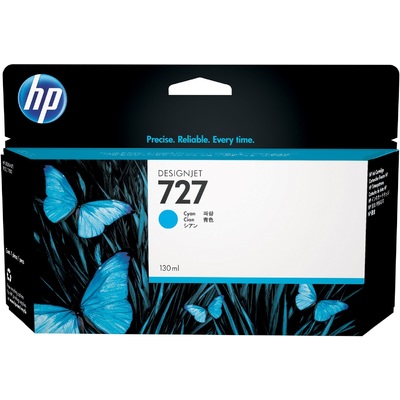 Mực In Phun HP 727 130-ml Cyan DesignJet Ink Cartridge (B3P19A)