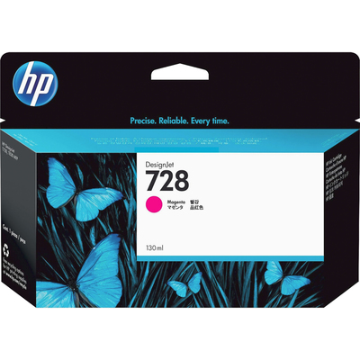 Mực In Phun HP 728 130-ml Magenta DesignJet Ink Cartridge (F9J66A)