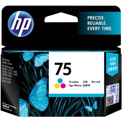 Mực In Phun HP 75 Tri-Color Original Ink Cartridge (CB337WA)