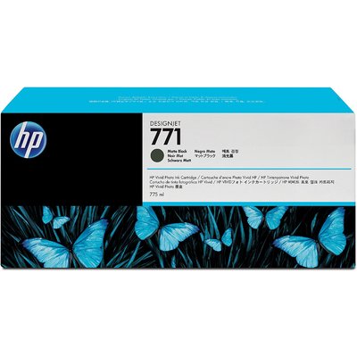 Mực In Phun HP 771 775-ml Matte Black DesignJet Ink Cartridge (CE037A)