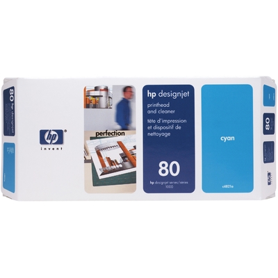 Mực In Phun HP 80 Value Pack 350-Ml Cyan Ink Cartridge And Printhead (C4891A)