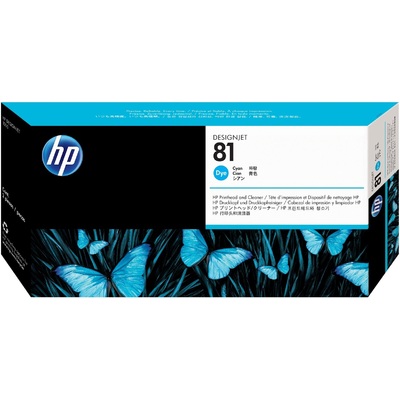 Mực In Phun HP 81 680-ml Cyan DesignJet Dye Ink Cartridge (C4931A)