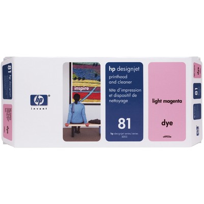 Mực In Phun HP 81 Light Magenta DesignJet Dye Printhead and Printhead Cleaner (C4955A)