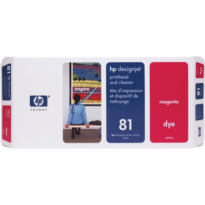 Mực In Phun HP 81 Magenta DesignJet Dye Printhead and Printhead Cleaner (C4952A)
