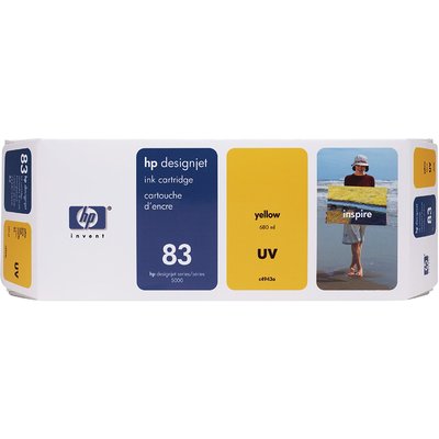 Mực In Phun HP 83 680-ml Yellow DesignJet UV Ink Cartridge (C4943A)