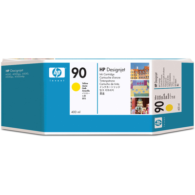Mực In Phun HP 90 400-ml Yellow DesignJet Ink Cartridge (C5065A)