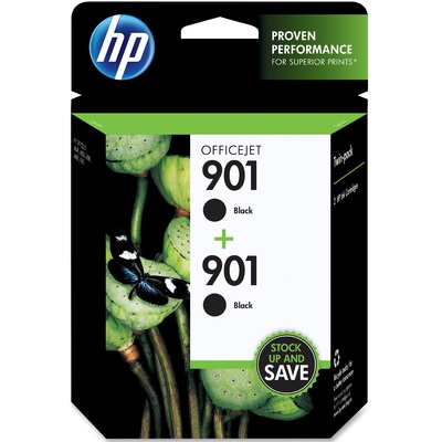 Mực In Phun HP 901 2-pack Black Original Ink Cartridges (E5Y52AA)