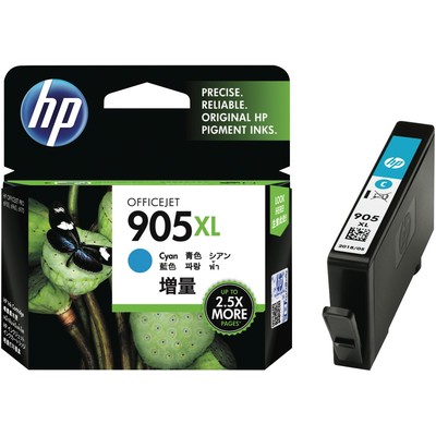 Mực In Phun HP 905XL High Yield Cyan Original Ink Cartridge (T6M05AA)