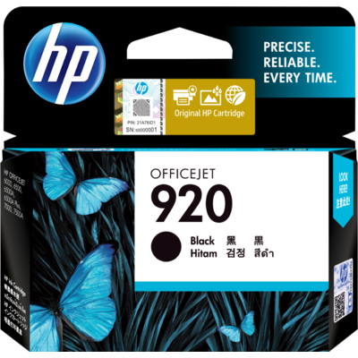 Mực In Phun HP 920 Black Original Ink Cartridge (CD971AA)