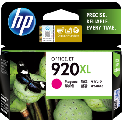 Mực In Phun HP 920XL High Yield Magenta Original Ink Cartridge (CD973AA)