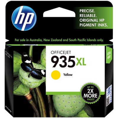 Mực In Phun HP 935XL High Yield Yellow Original Ink Cartridge (C2P26AA)