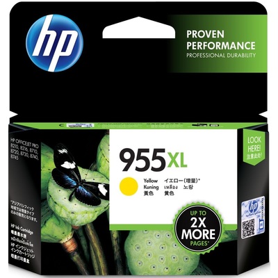 Mực In Phun HP 955XL High Yield Yellow Original Ink Cartridge (L0S69AA)