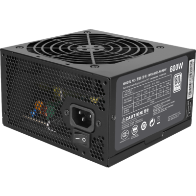 Nguồn Cooler Master MasterWatt Lite 600W (MPX-6001-ACABW)